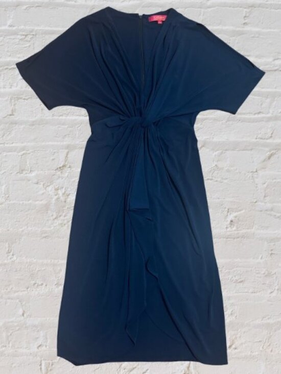 Catherine Malandrino Dresses & Skirts - CATHERINE MALANDRINO Navy Blue Cutout Midi Cocktail Dress 6